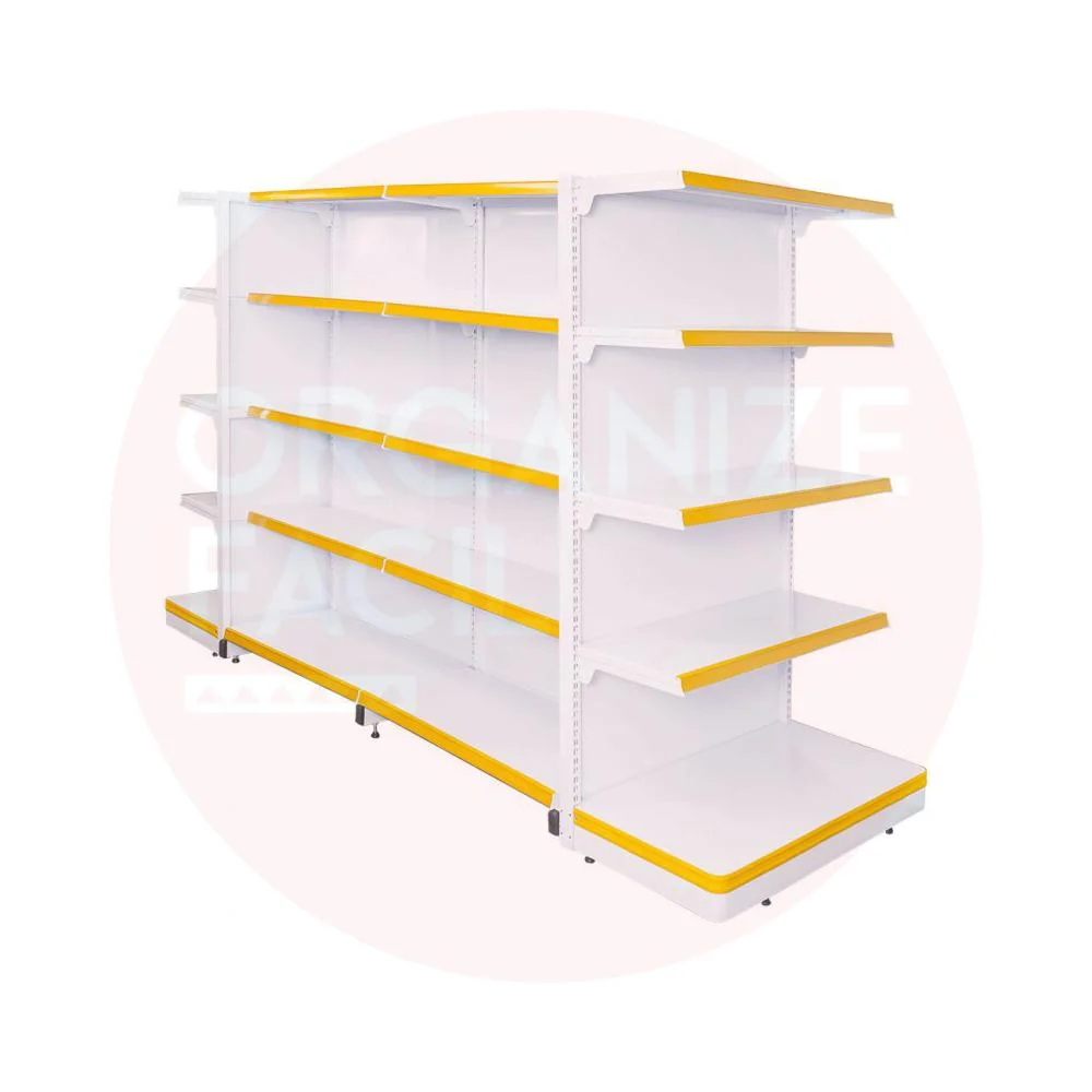 Gôndola de Parede - Módulo Inicial (Laranja)