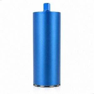 Serra Copo Diamantada Profissional para Perfuratriz 159mm X 450mm Rosca 1.1/4