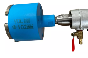 4- Serras Copo Diamantada 102mm P/ Caixa De Luz Elétrica 4x2 rosca m22