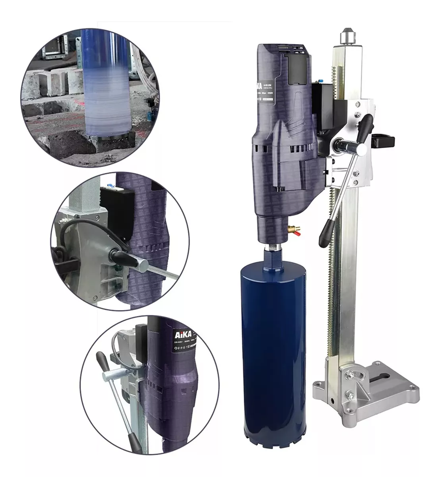 [TESTE] Perfuratriz Concreto Laje Asfalto Aika 250mm 3700w 220V + Serra 108mm x 450mm - Variavel
